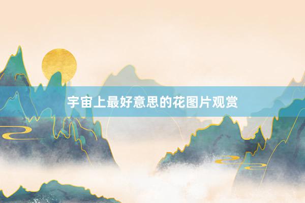 宇宙上最好意思的花图片观赏